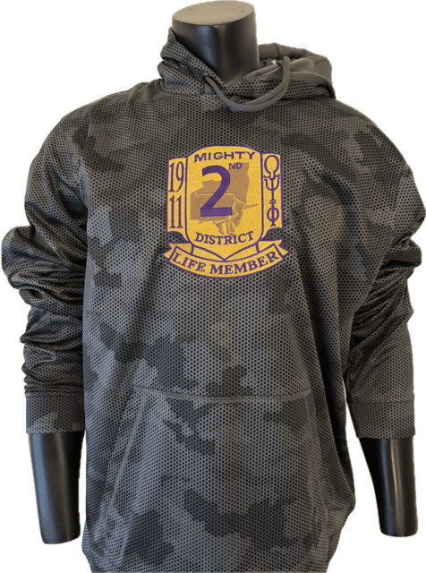 Omega Psi Phi Camo LM District Pullover